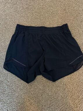lululemon navy hotty hot high rise Women's Athletic Shorts
